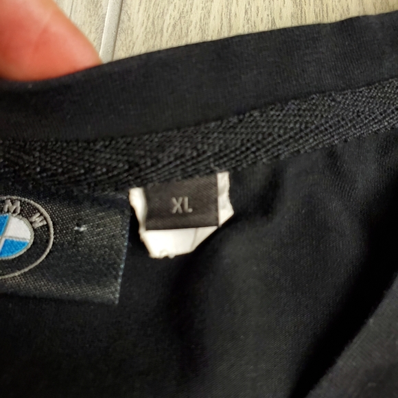 Authentic BMW M3 Racing Stripe Sleeveless Lycra Stretch V Neck Top size XL - Picture 5 of 9